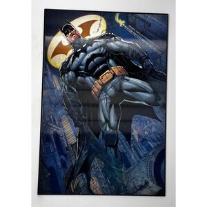 Batman Holographic sign Pre-Owned in good condition size 19 x 12.5 in size